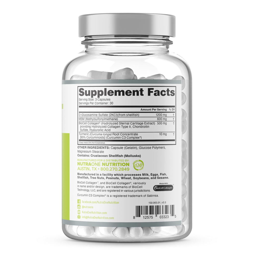 NutraOne JointOne Joint Support Supplement - 90 Capsules - image 3