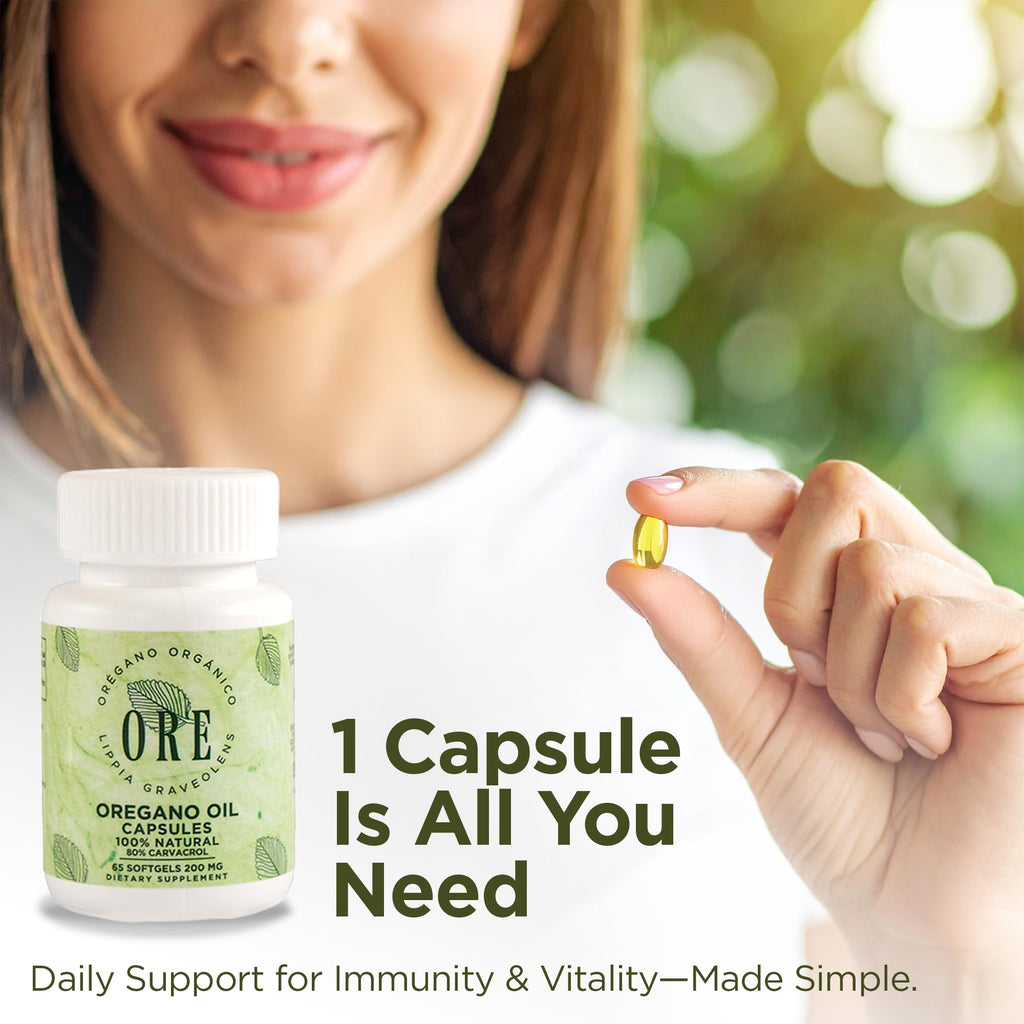 ORE Mexican Oregano Oil Softgels - 65 Softgels - image 3