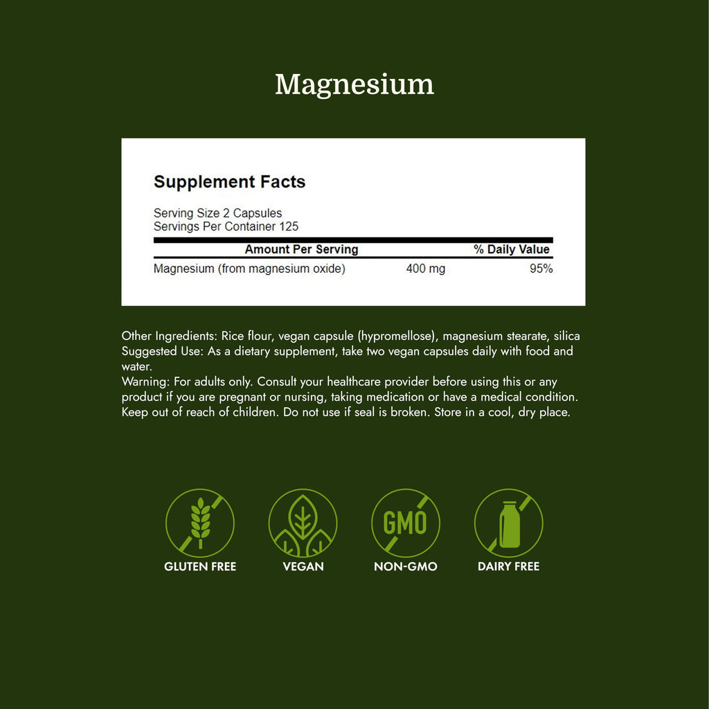 Swanson Magnesium Bone & Muscle Support 200 mg - 250 Capsules - image 4