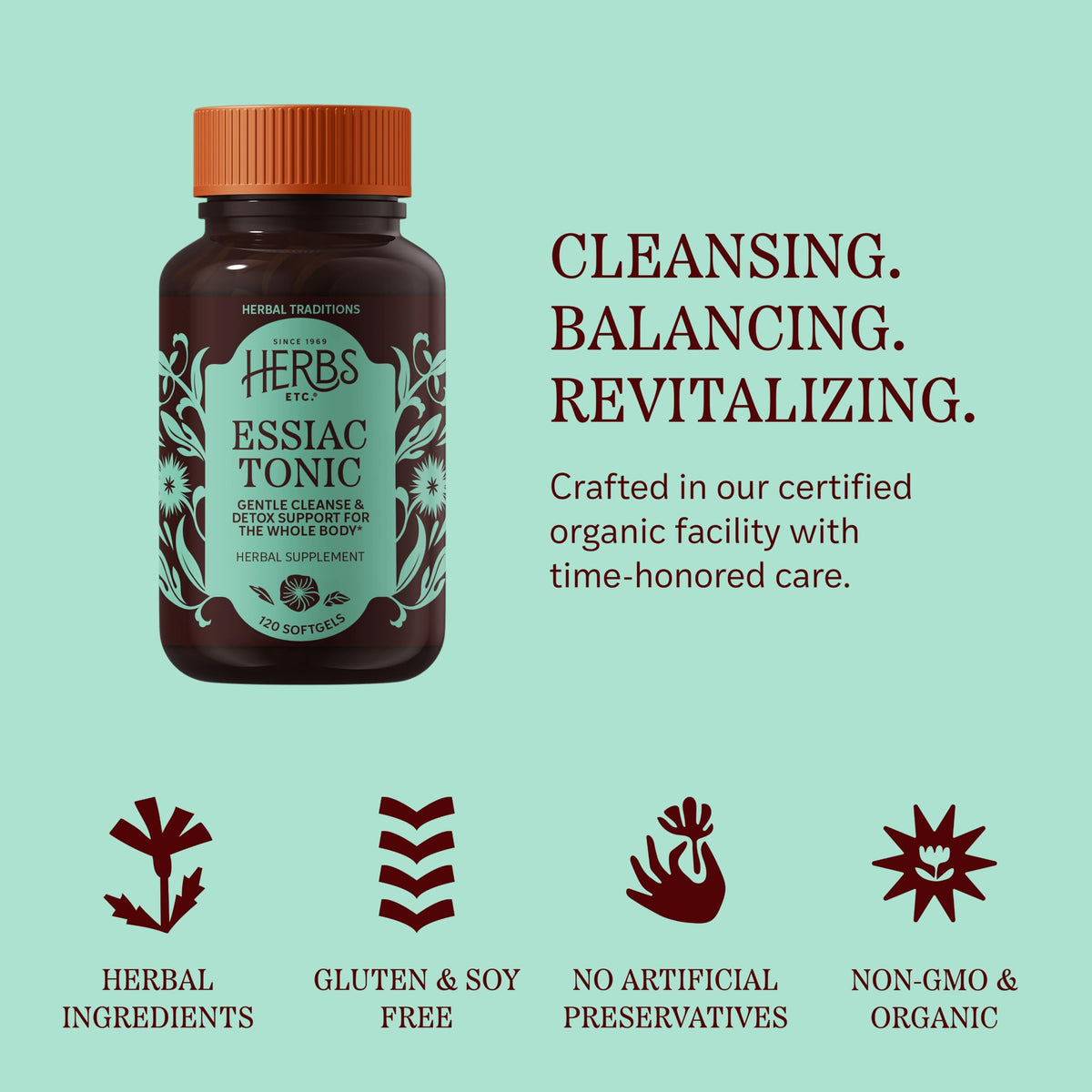 Herbs Etc. Essiac Tonic Softgels