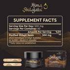 Hima Shilajatu Shilajit Purest Himalayan Organic Shilajit Resin