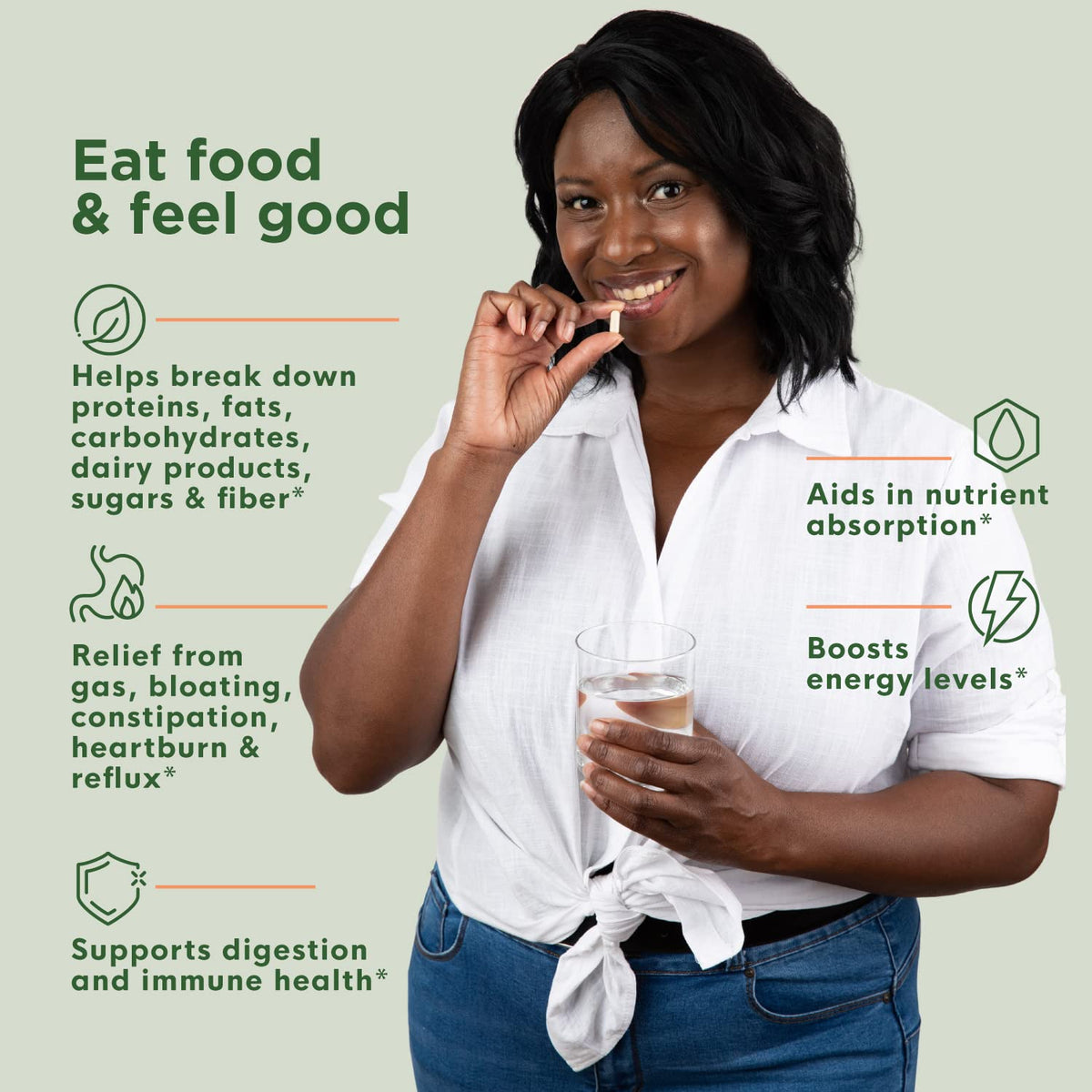 Naturenetics Digestive Enzymes - 1 Before Each Meal See How Good You