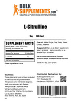 BulkSupplements.com L-Citrulline Powder