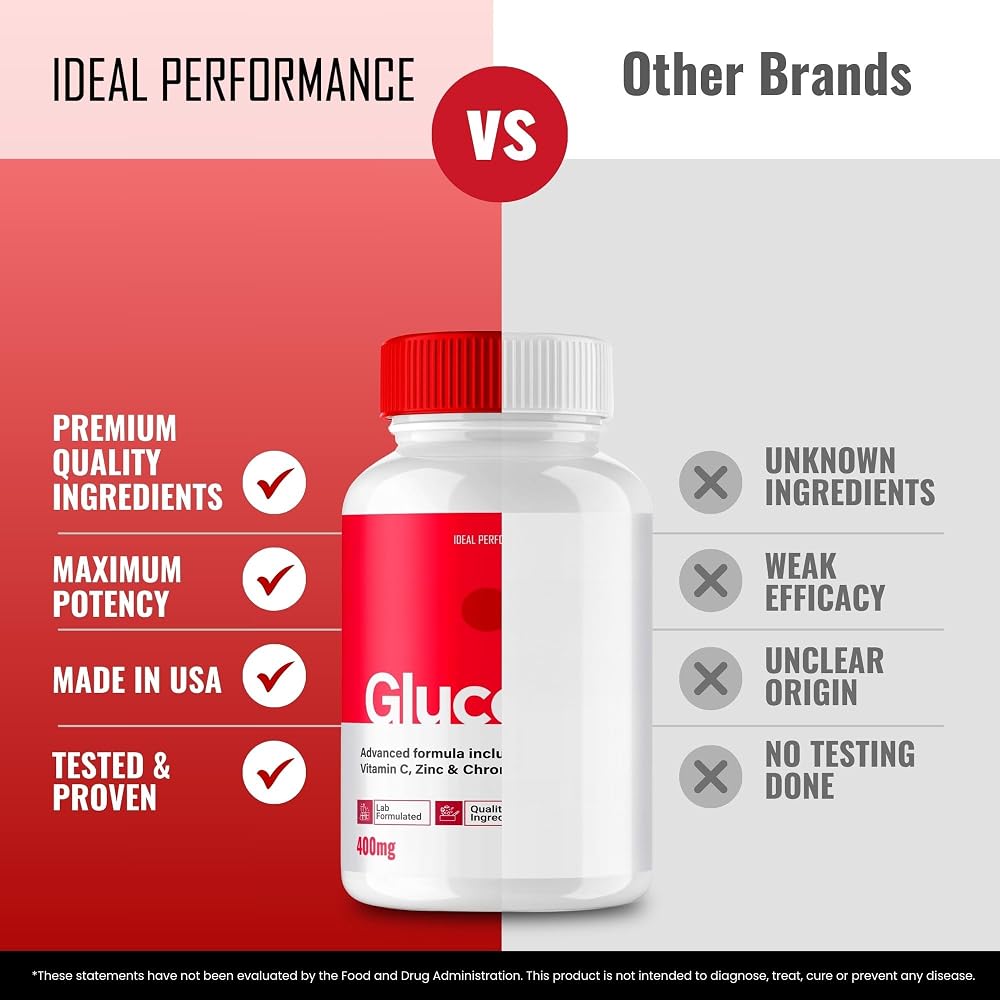 IDEAL PERFORMANCE GlucoBio Capsules - 180 Count - image 4