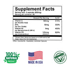 Herbs SRA Vitamin C, D3, K2 & Zinc Supplement - 120 Vegetarian Capsules - image 3