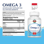 KAL 180/120 1000 Mg Omega 3 Fish