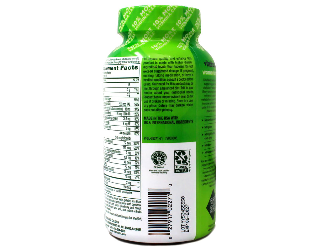 Vitafusion Women's Multivitamin Gummies Mixed Berries - 150 Gummies - image 3