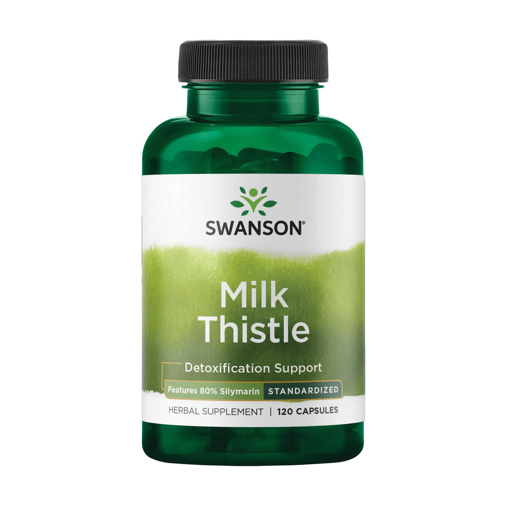Swanson Milk Thistle Standardized - 120 Capsules