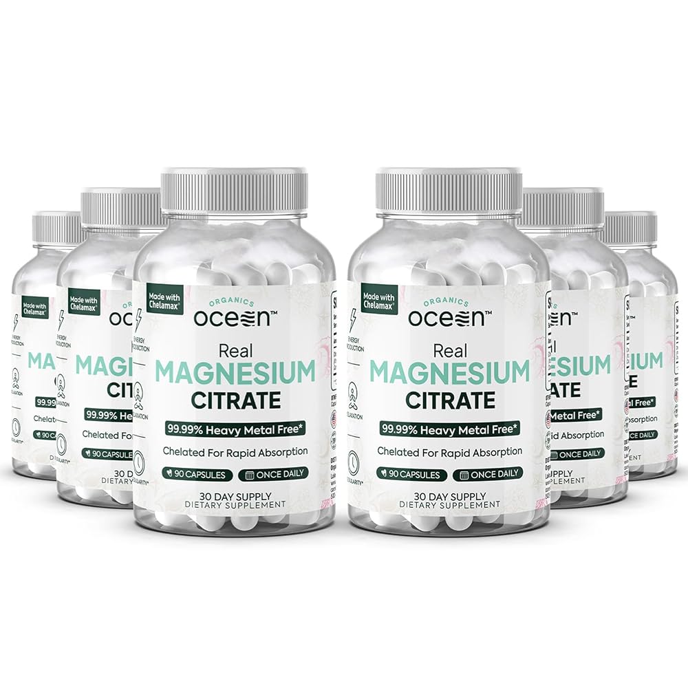 Organics Ocean Real Magnesium Citrate - High Absorption Magnesium