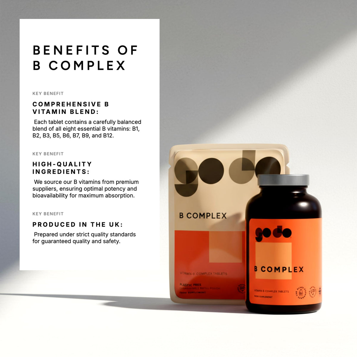 Fitness Health Vitamin B Complex Tablets - 120 Tablets - image 2