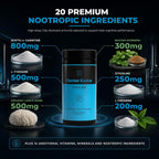 ROAR AMBITION Hunter Focus Premium Nootropic Brain Supplement - 180 Capsules - image 6