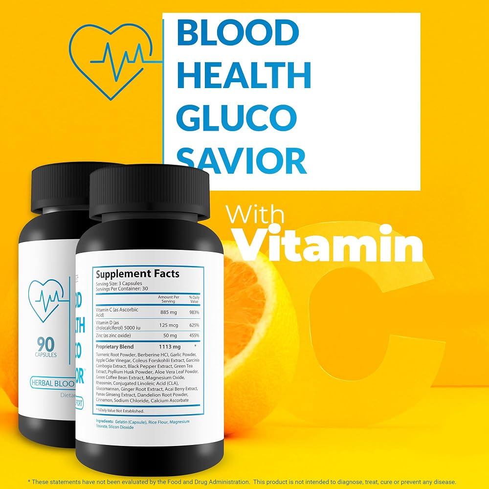 Happy Health Marketplace Blood Health Gluco Savior - 90 Capsules - image 6