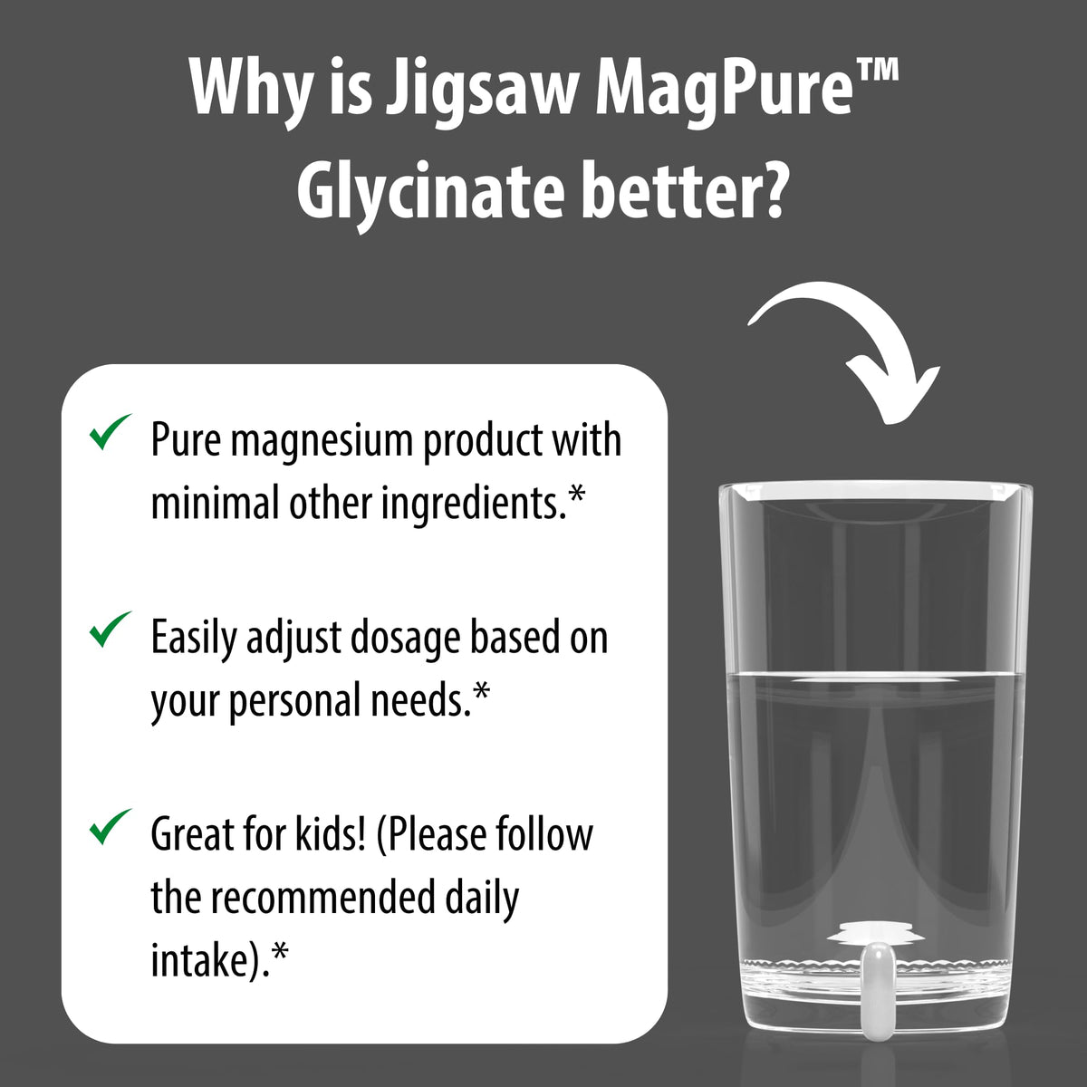 Jigsaw Health MagPure Glycinate Magnesium - 120 Capsules - image 5