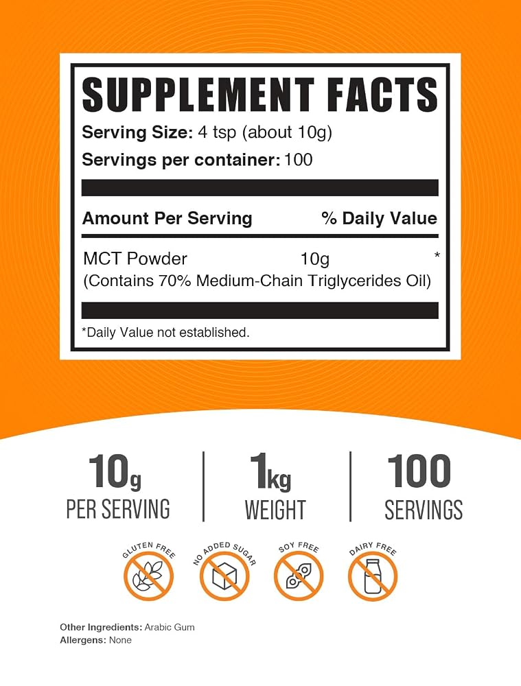 BulkSupplements.com MCT Oil Powder