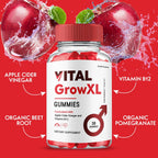 Gold Nutra Vital Grow XL Gummies for Men - 5 Pack - image 4