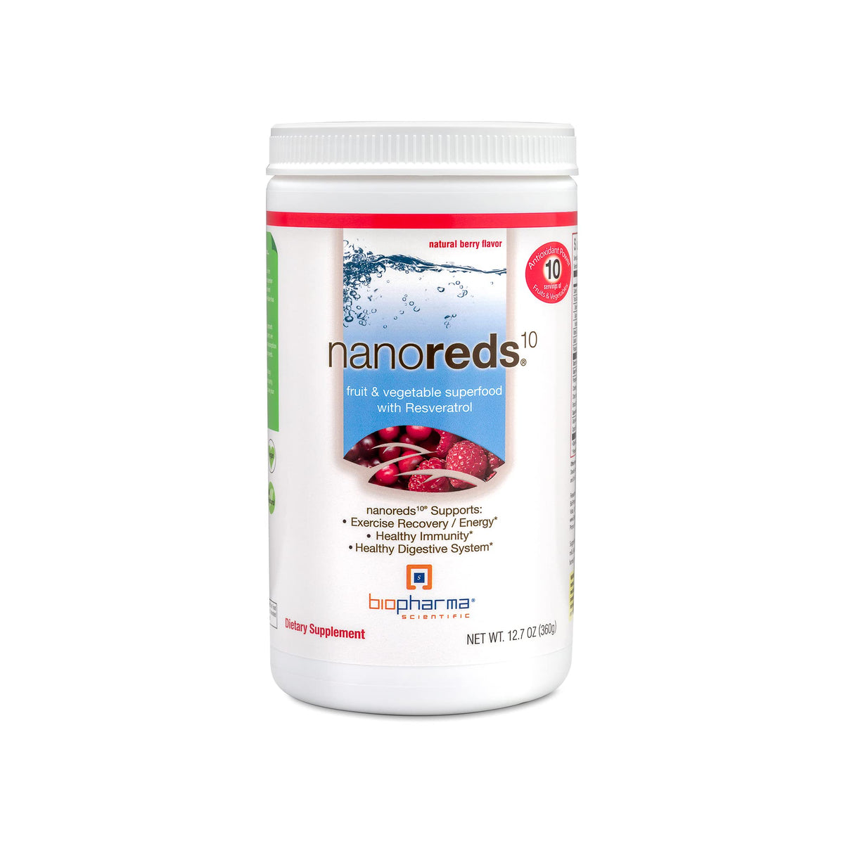 Biopharma Scientific NanoReds Antioxidant Superfood Powder - 30 Servings