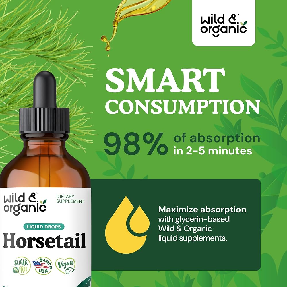 Wild & Organic Horsetail Liquid Drops