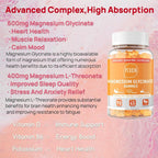 PEXCIN Magnesium Glycinate Gummies for Calm & Sleep - 180 Count - image 2