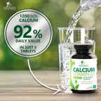 Nature's Nutrition Calcium 1200 mg with Vitamin D3 - Premium Bone