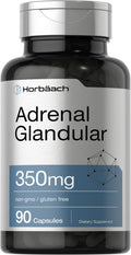Horbäach Raw Adrenal Glandular 350 mg - 90 Capsules