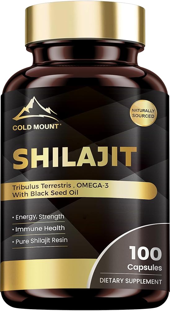 MEGNETA Shilajit Supplement for Energy & Immune Health - 100 Capsules