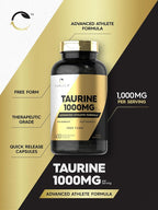 Carlyle Taurine 1000mg - 400 Capsules - image 4