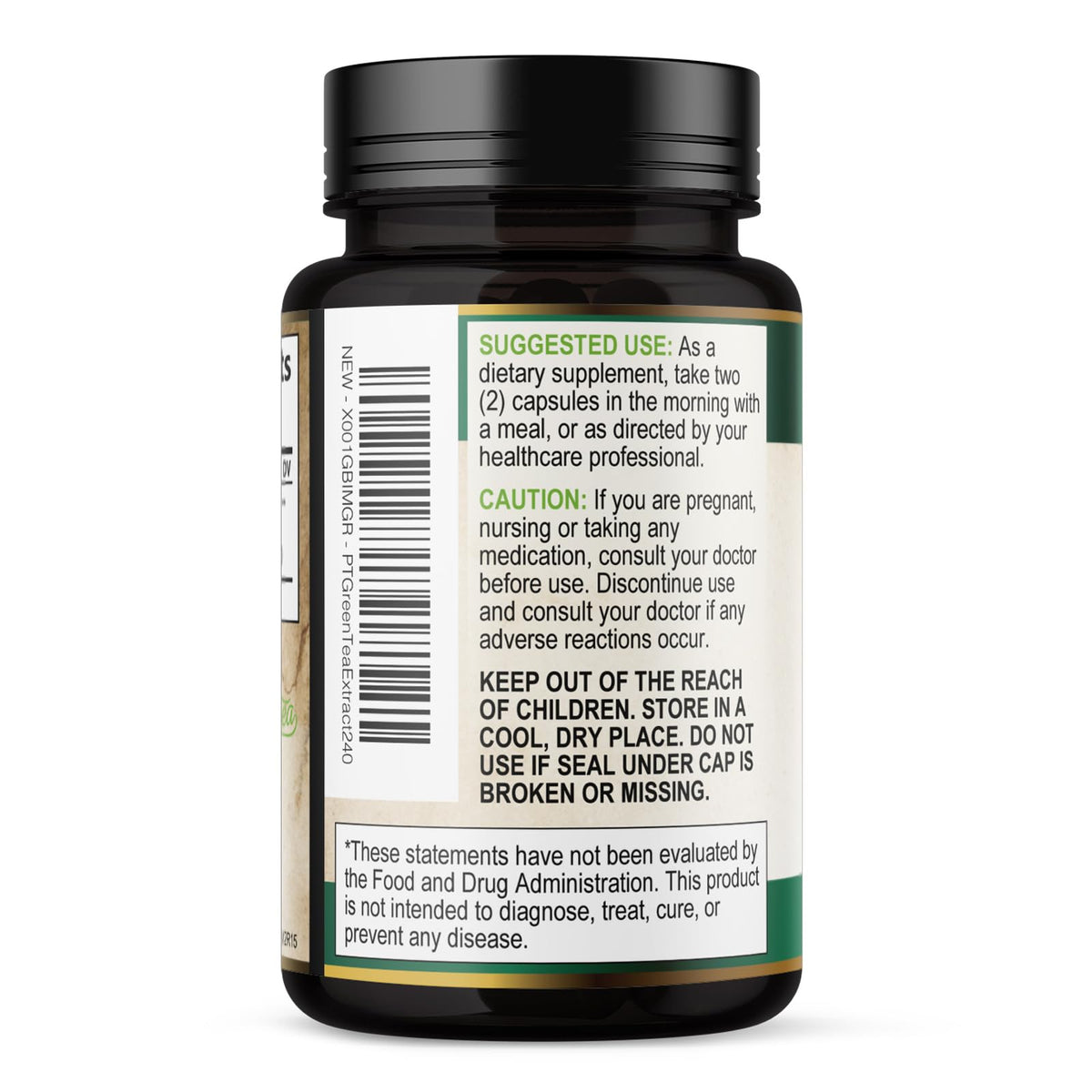 SILVERONYX Green Tea Extract 1000mg - 98% Polyphenols & 45% EGCG