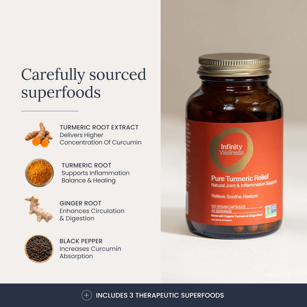 Infinity Greens Pure Turmeric Relief Capsule - 120 Count - image 3