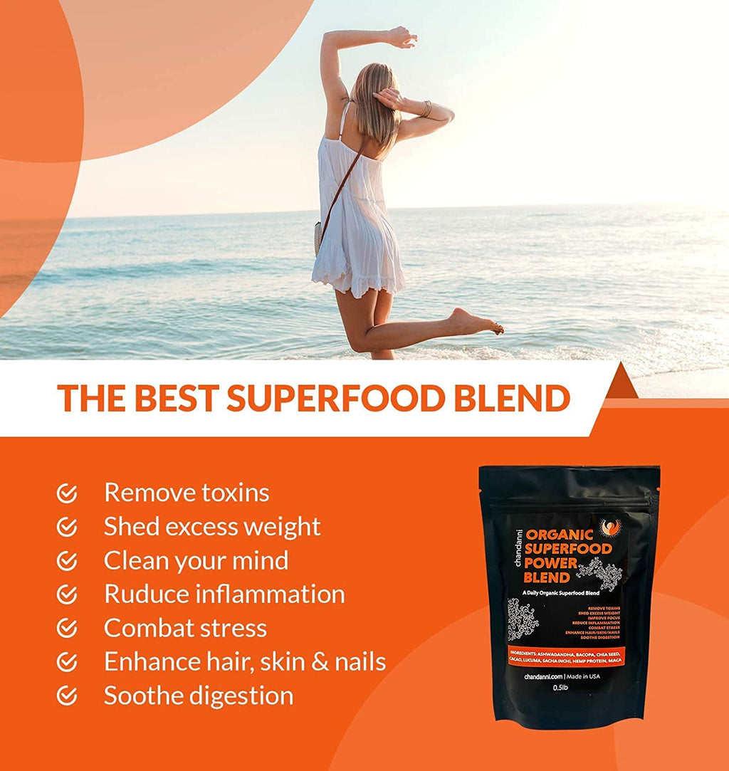 Chandanni Organic Superfood Power Blend Powder - 16 Ounce - image 5