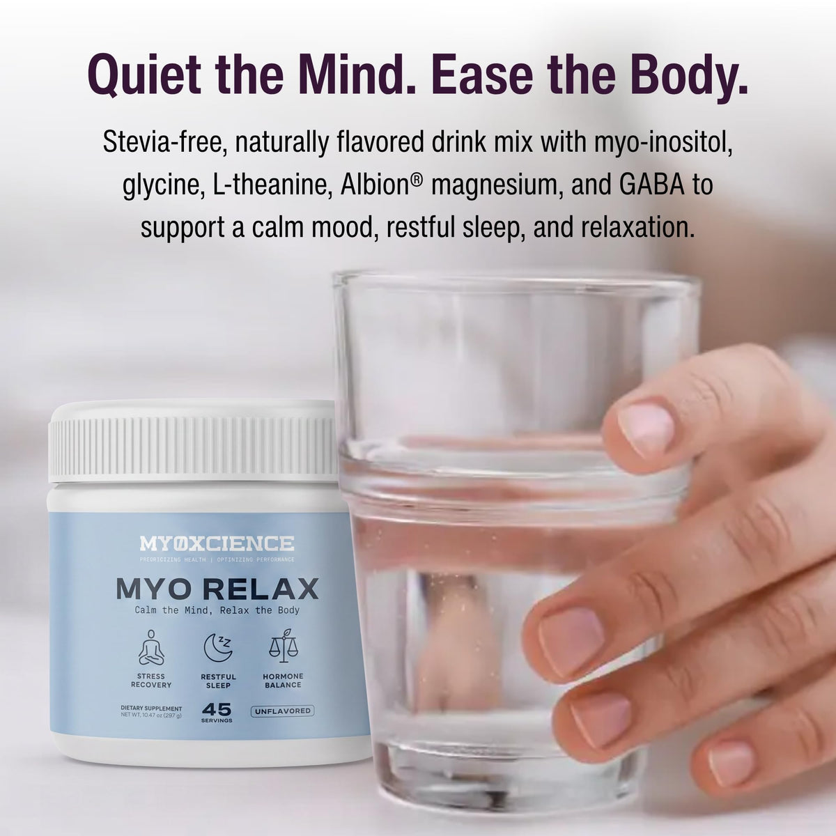 MYOXCIENCE Myo Relax & Calm Magnesium Powder - 45 Servings - image 6