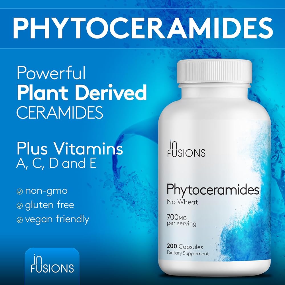 Infusions International Phytoceramides 200 Capsules Plant-derived