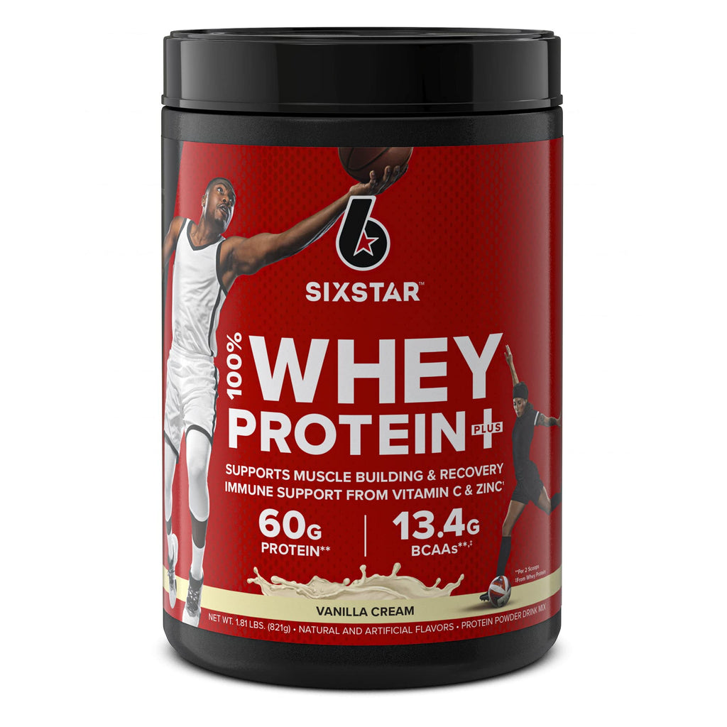 Six Star Whey Protein Powder Plus