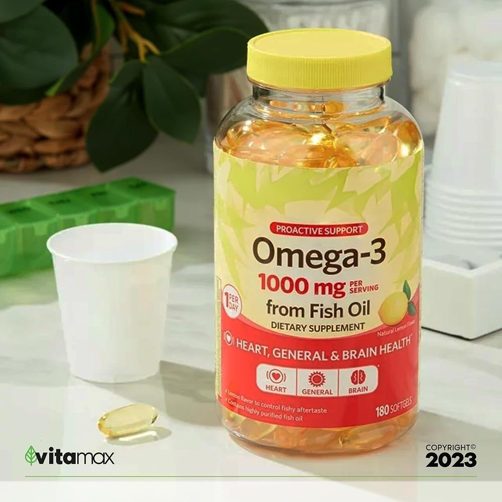 Generic Spring Valley Omega-3 Fish Oil 1000 mg - 180 Softgels - image 5