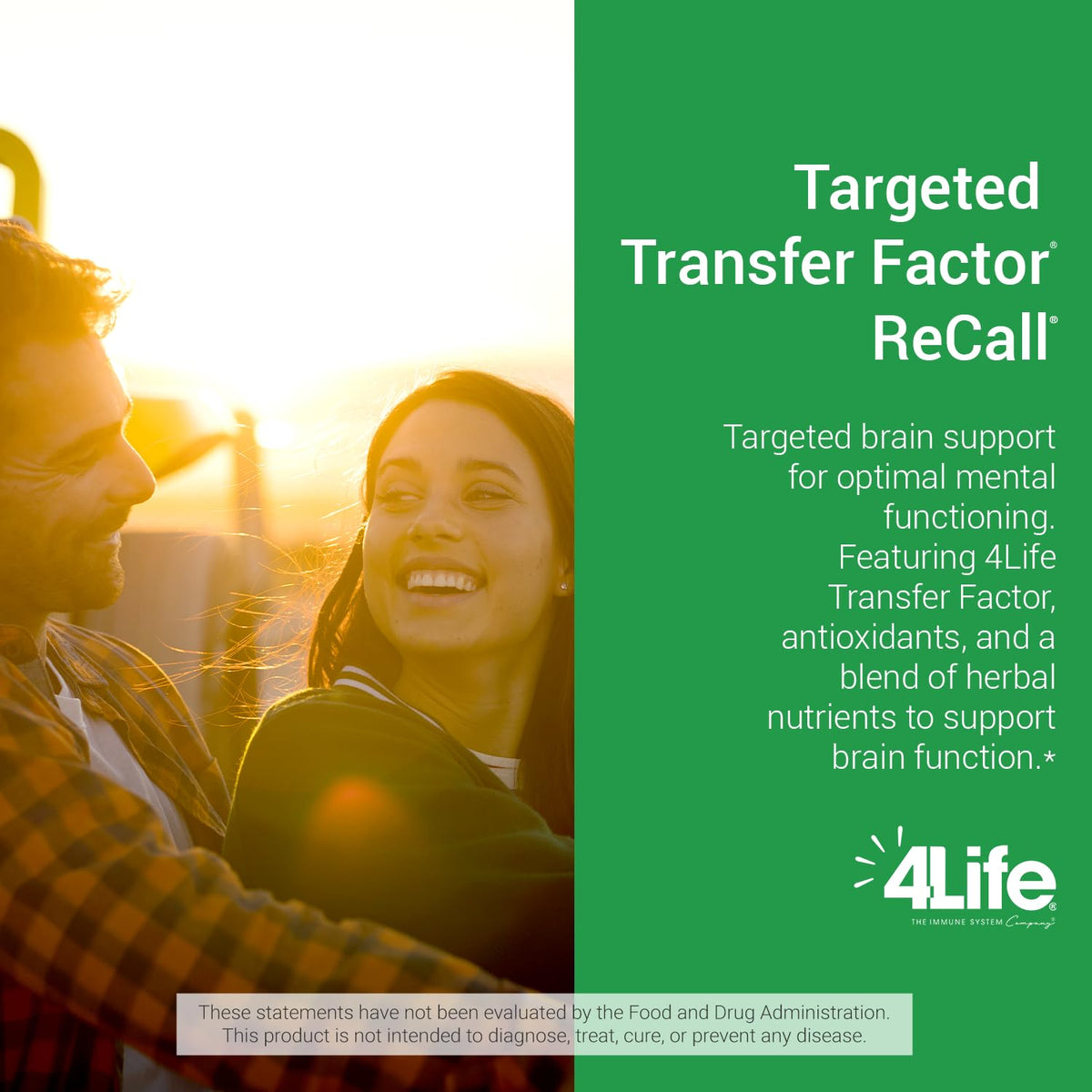4Life Transfer Factor Recall Brain Support - 90 Vegetarian Capsules - image 4