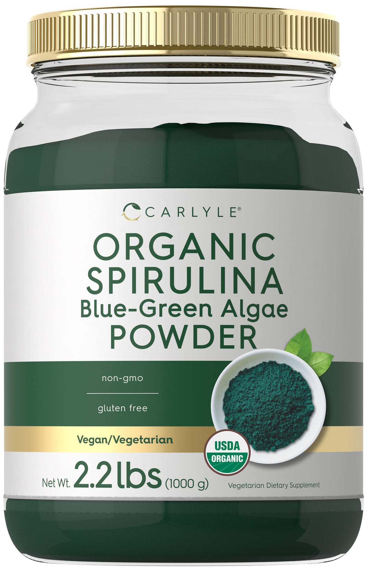 Carlyle Organic Spirulina Powder - 2.2 lbs