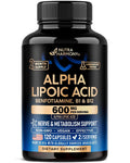 NUTRAHARMONY Alpha Lipoic Acid 600mg - ALA Supplement Antioxidant