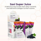 Youngevity SaXi Super Juice Plus Collagen Blackcurrant Drink Mix - Stick - image 2