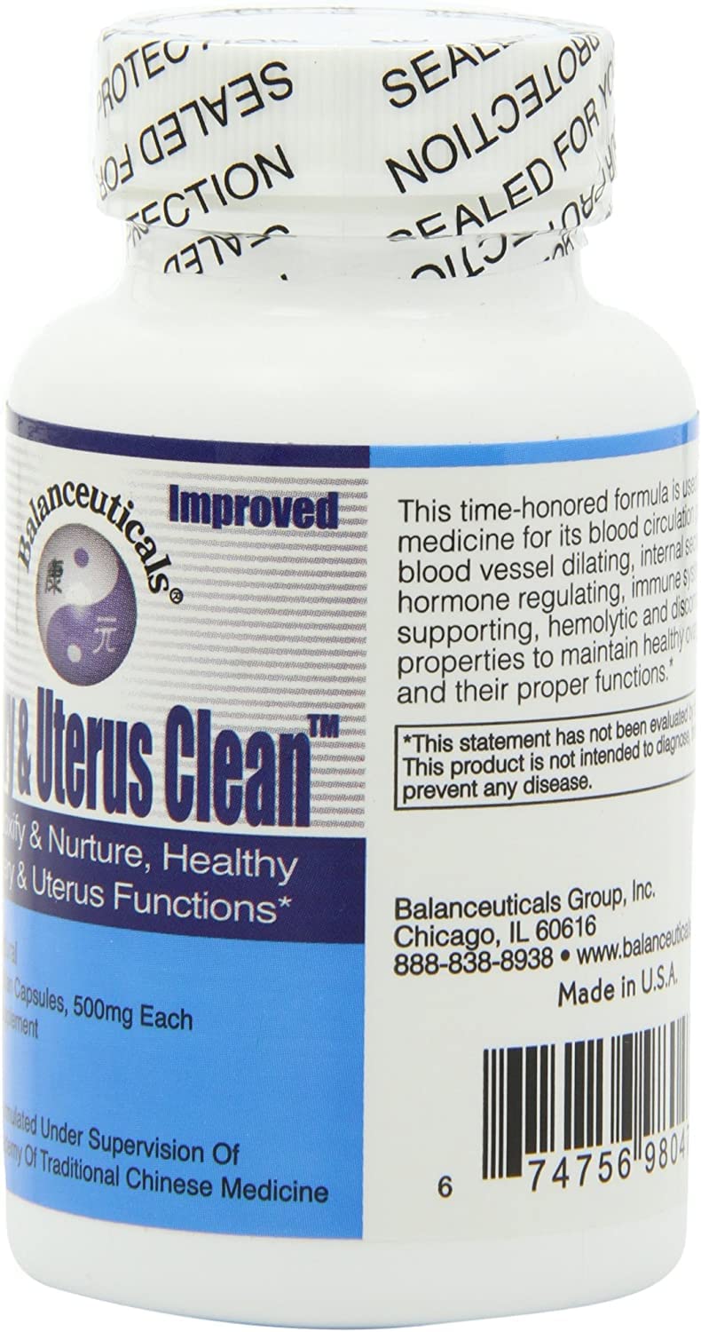 Balanceuticals Ovary & Uterus Clean 500 mg - 120 Capsules - image 2