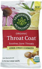 Traditional Medicinals Lemon Ginger Echinacea Lozenges - 192 Count