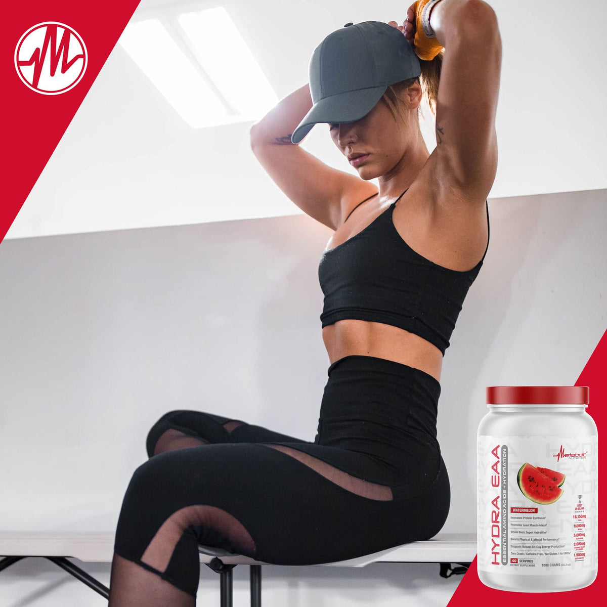Metabolic Nutrition Hydra EAA Essential Amino Acids Powder - 1000g - image 2