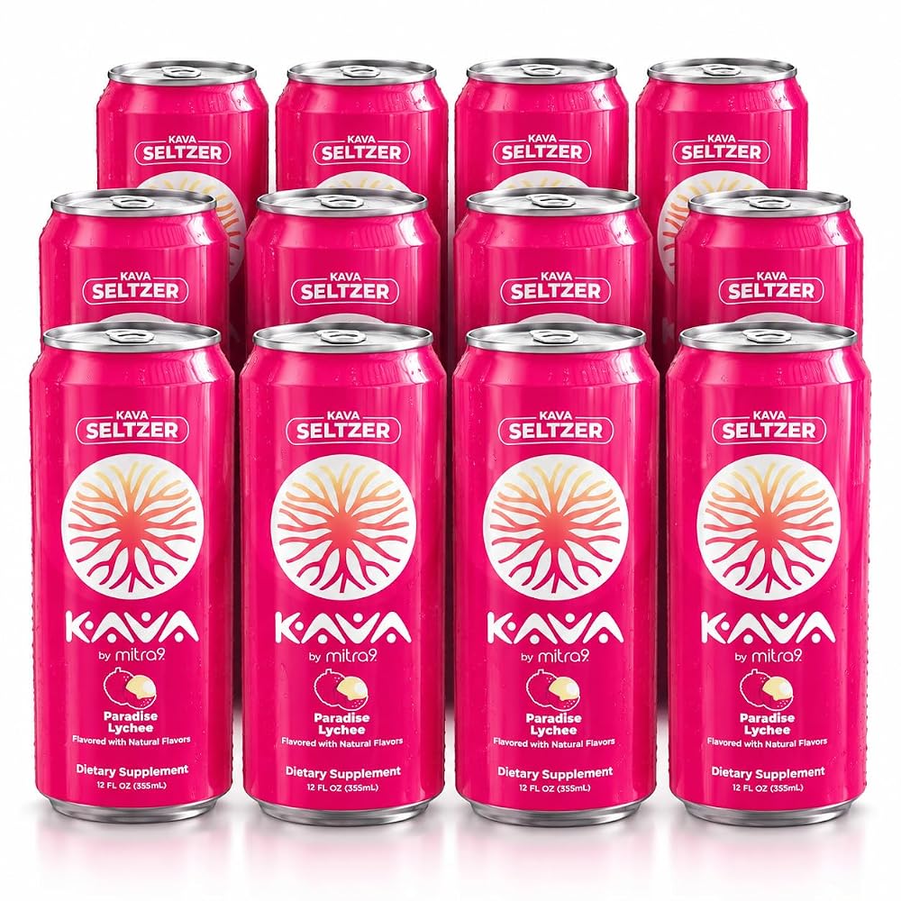 Mitra9 MITRA-9 Botanical Beverages - Paradise Lychee Sparkling Kava