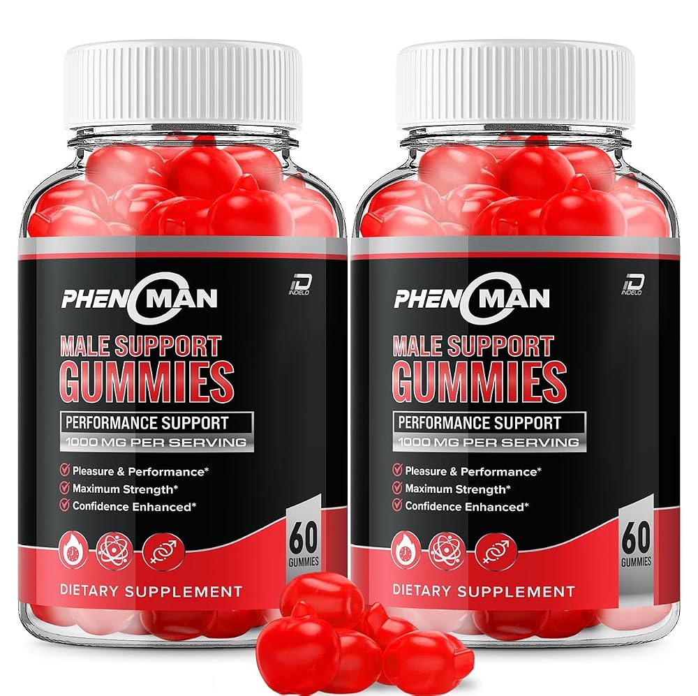 Indelo Phenoman for Men Gummies Muscle Growth Support - 120 Gummies