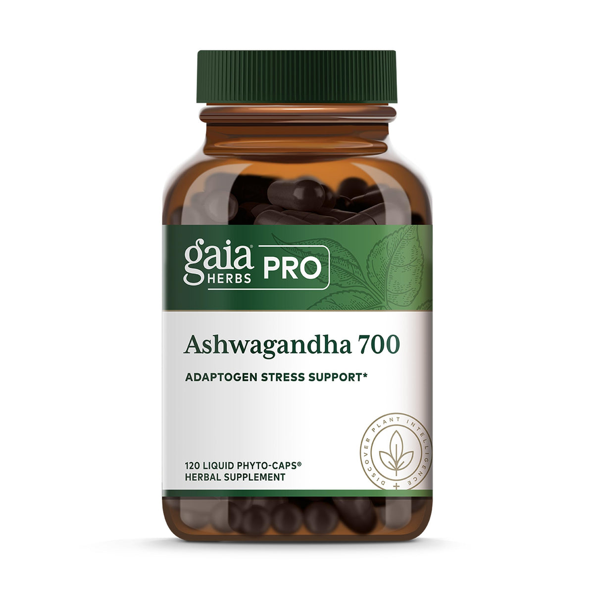 Gaia Herbs PRO Ashwagandha 700 Sleep & Energy Support - 120 Vegan Capsules