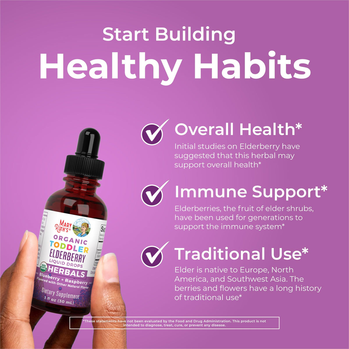 MARYRUTH'S Elderberry Liquid Drops