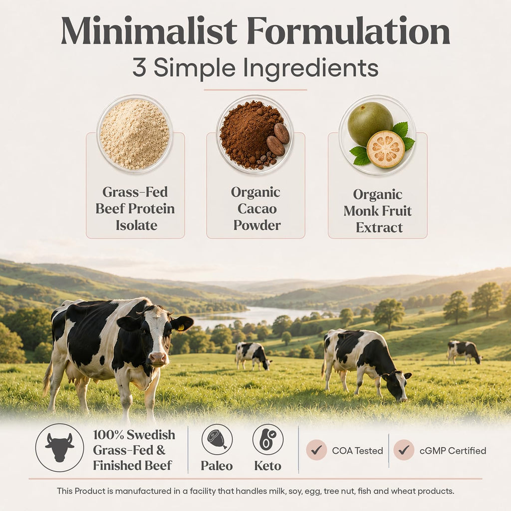 Be Well by Kelly Grass-Fed Beef Protein Powder - Swedish Grass-Fed