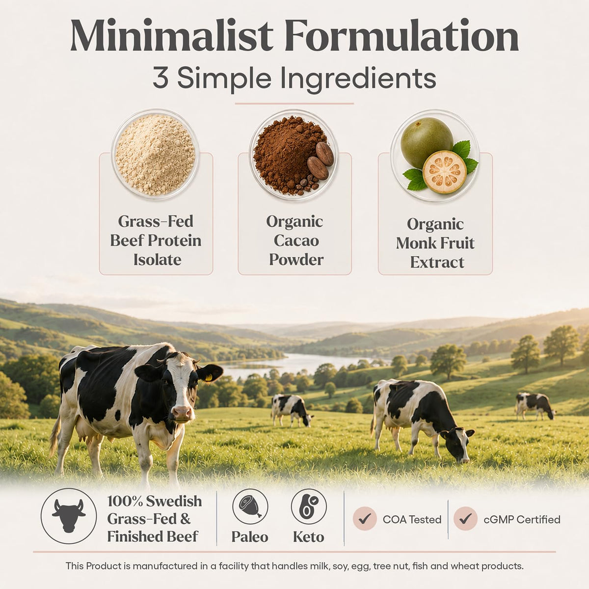 Be Well by Kelly Grass-Fed Beef Protein Powder - Swedish Grass-Fed