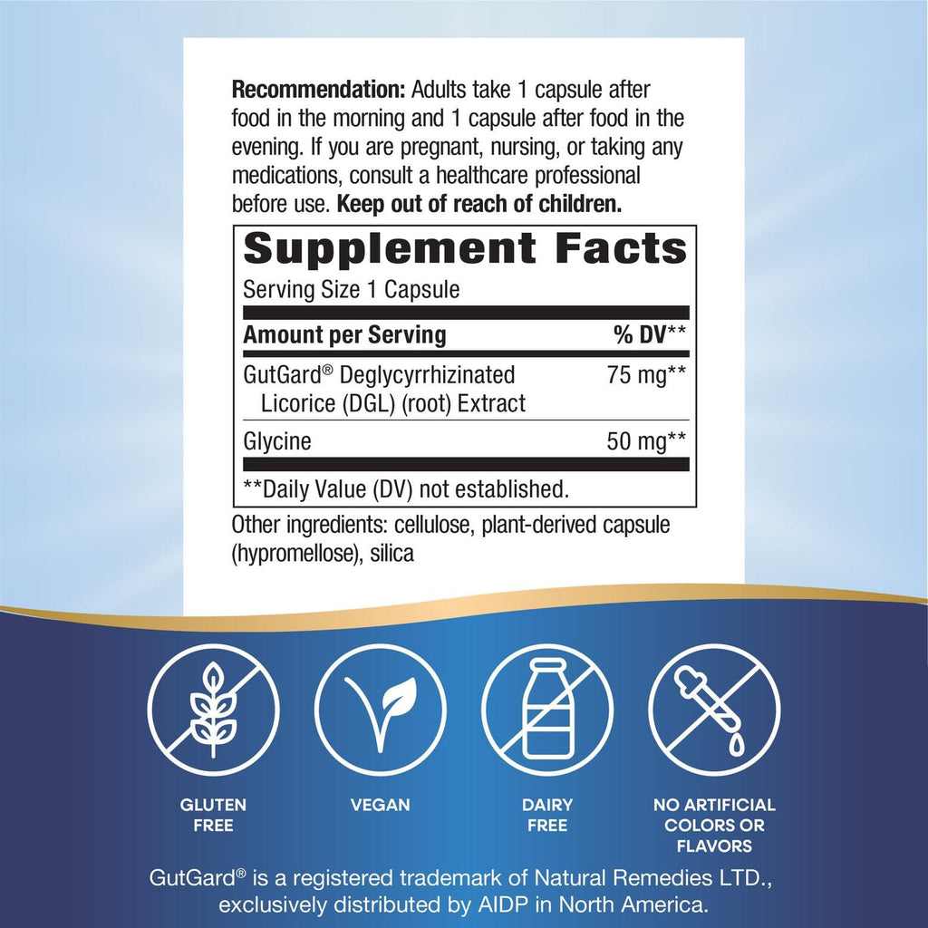 Nature's Way DGL Ultra Premium Extract Supplement - 90 Capsules - image 5