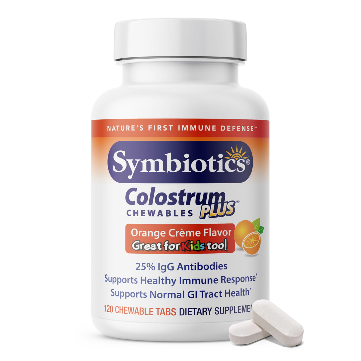 Symbiotics Colostrum Plus Chewables