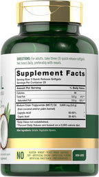 Carlyle MCT Oil Capsules 3600 mg - 70 Softgels - image 2