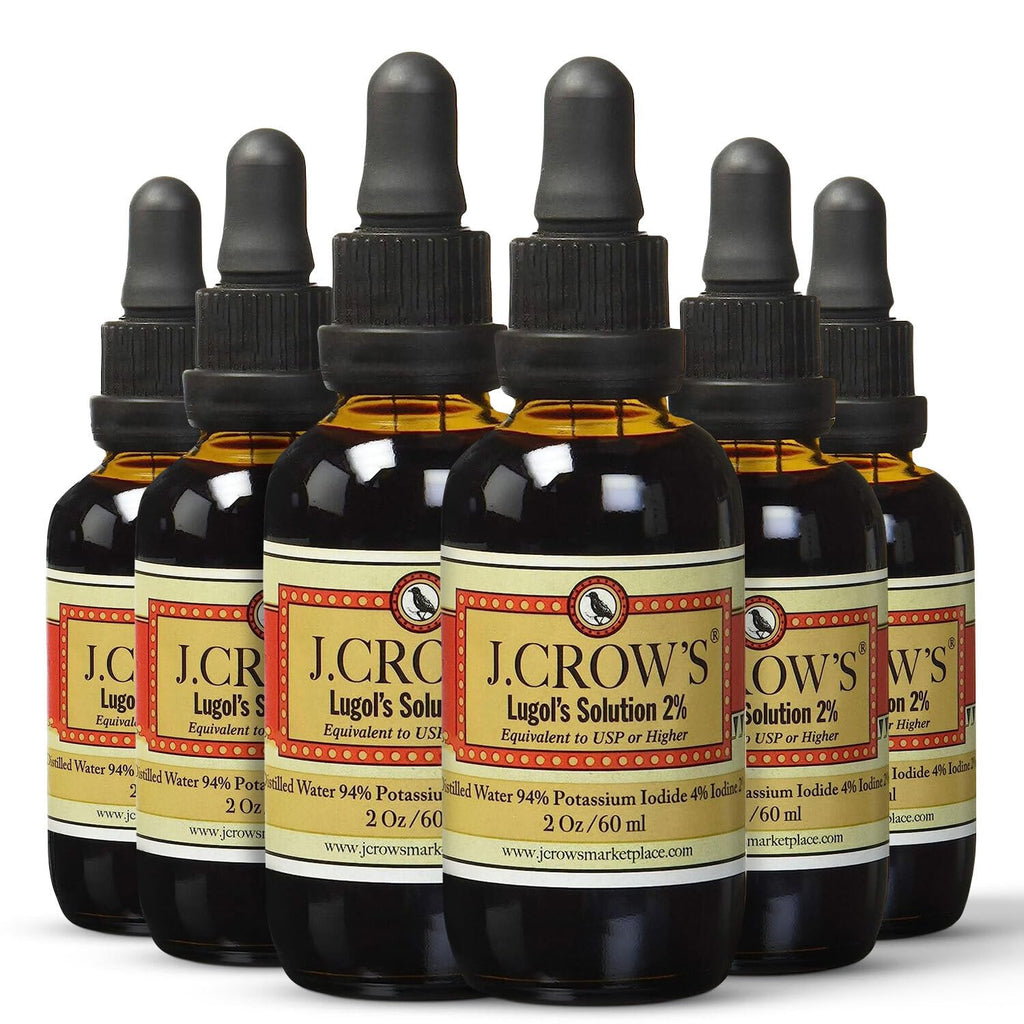 J. CROW'S J.CROW'S® Lugol's Solution of Iodine 2% 2 oz